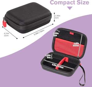 Étui de transport pour jeu de cartes rigide, capacité de plus de 300 cartes à collectionner, pour jeux de société classiques <span class=keywords><strong>UNO</strong></span>, Five Crowns SKYJO, PlayMonster et plus encore - Product Image 5