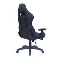Vente en gros chaise de bureau de jeu ergonomique haut de gamme chaise de direction en PU noir accoudoir réglable repose-pieds comprend un fer de massage