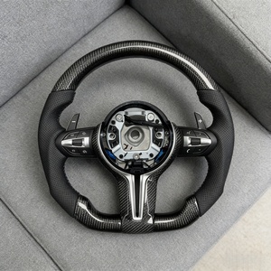Volant en fibre de carbone compatible avec <span class=keywords><strong>BMW</strong></span> F30 F20 F10 F34 F35 F32 F33 F36 F36 F80 E90 E70 <span class=keywords><strong>E80</strong></span> E60 X1 X3 X4 X5 X6 <span class=keywords><strong>M3</strong></span> M4 M5 M6 - Product Image 3