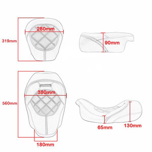 Housse de siège passager en fibre de carbone pour Harley CVO FLTRXSE <span class=keywords><strong>2023</strong></span>-2026, style course, siège arrière passager, vente en gros OEM - Product Image 2