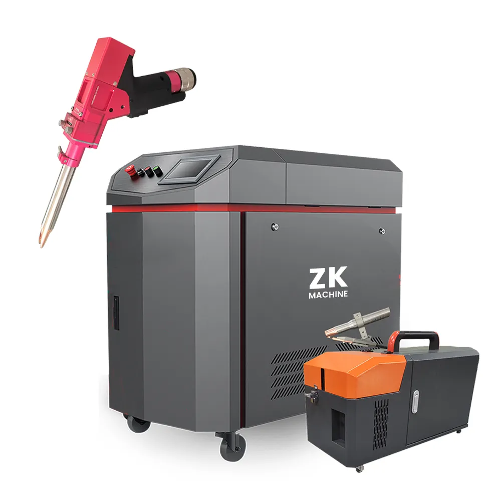 ماكينات لحام بالليزر من ZK ماكينة لحام بالليزر محمولة بقدرة من 1500 واط إلى 5000 واط ماكينة لحام معدنية بقوة لحام مناسبة بسعر المصنع للبيع مباشرة