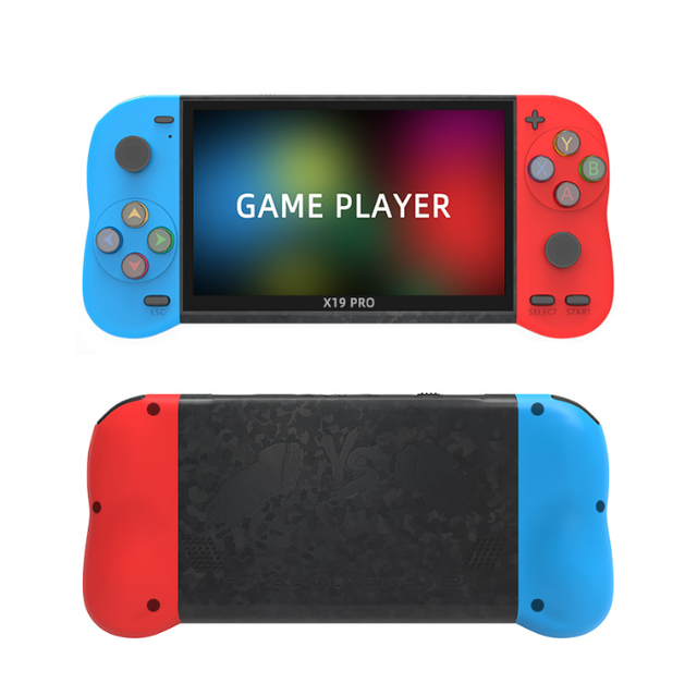 X19 PRO 5.1INCH Screen Dual Motor Crystal Button Mae Player Support TF Card Handheld Video Game Console