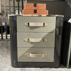 Hiện đại sang trọng phòng ngủ đầu giường bán buôn gỗ bên cạnh tủ cho căn hộ khách sạn đồ nội thất nhà cho phòng khách - Product Image 2