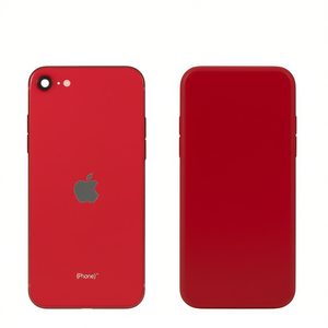 Custodia per Apple iPhone SE 2020 con cover posteriore rossa - Product Image 1