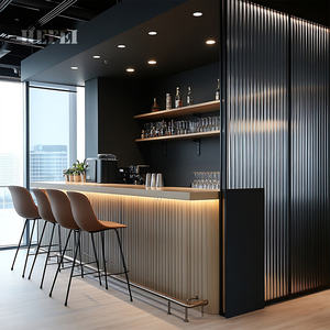 طاولة بار معدنية قابلة للتركيب |   مكتب استقبال من الفولاذ المقاوم للصدأ |   تصاميم مخصصة - Product Image 2