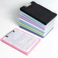 Caja organizadora de archivos de plástico A4 al por mayor, clip de enfermería, Portapapeles de archivos con almacenamiento de documentos, patrón de tablero escolar, carpeta personalizada