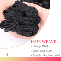 BELEZA Lot de 3 mèches synthétiques ondulées bouclées, extensions de cheveux chinois de 124 pouces, douces et rebondissantes, pour femmes noires
