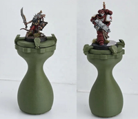 Base en plastique réglable 20-50 mm pour imprimante 3D, idéale pour la peinture miniature, le bricolage, les figurines de jeu de table et les loisirs créatifs.