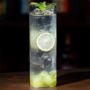 Verre Collins en verre transparent de haute qualité idéal pour les cocktails Mojito adaptés aux bars et restaurants - Product Image 6