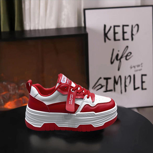 <strong>Chunky</strong> <strong>Shoes</strong> Casual Running <strong>Shoes</strong> Sneaker Lace-up Height Platform Walking Style for Women <strong>Shoes</strong> - Product Image 2