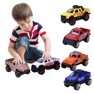 Cheap China Slide Alloy Car Toy Set 6pcs Mini Metal Off-road Car Kids Diecast Toy