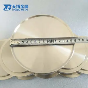 99.99% high purity Ag Silver R60705 Zirconium Sputtering Target manufacturer supplier baoji tianbo metal company