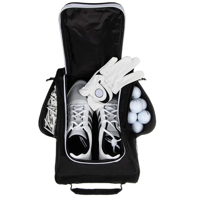 BSCI Fábrica Custom Logo Resistente À Água Sapato Carry Case Futebol Golf Boot Trainer Sapato Saco com Alta Qualidade