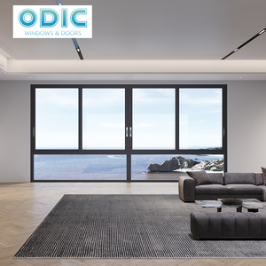 Diseños de marco de ventana de aluminio personalizados Aislamiento insonorizado Vidrio corredizo de aluminio Ventanas corredizas minimalistas - Product Image 2