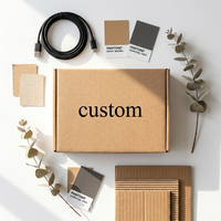 Vente flash - Boîte d'expédition en carton ondulé personnalisée, emballage écologique, boîte cadeau pour le commerce électronique