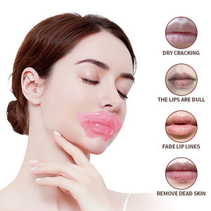 Grosir Masker Kolagen Perawatan Bibir Kustom Organik Kualitas Lip Jelly Sleep Night Hydrating Cover <span class=keywords><strong>Gel</strong></span> Sheet - Product Image 4