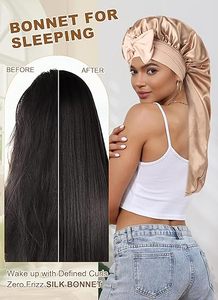 <span class=keywords><strong>Bonnet</strong></span> long en soie pour femmes endormies <span class=keywords><strong>Bonnet</strong></span> en Satin pour tresses <span class=keywords><strong>masque</strong></span> pour les yeux en soie <span class=keywords><strong>Bonnet</strong></span> <span class=keywords><strong>de</strong></span> <span class=keywords><strong>cheveux</strong></span> Double couche pour <span class=keywords><strong>bonnet</strong></span> <span class=keywords><strong>de</strong></span> <span class=keywords><strong>nuit</strong></span> endormi - Product Image 3