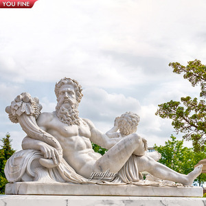 Estatua de mármol blanco griego de tamaño real, <span class=keywords><strong>escultura</strong></span> de piedra Natural tallada a mano, <span class=keywords><strong>Zeus</strong></span> - Product Image 3