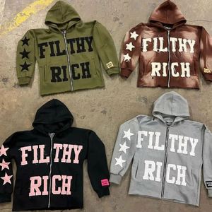 Yingling recadrée sweat à capuche lourd 400 Gsm Vintage en détresse broderie Patch Applique ourlet brut acide pierre lavé sweats à capuche hommes - Product Image 2