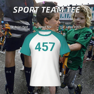 T-shirt de sport personnalisé à séchage rapide, imprimé en sérigraphie, design uni, col rond, 100% coton biologique, respirant, respectueux de l'environnement - Product Image 2