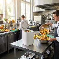 Composteur électrique de déchets alimentaires haute efficacité 4L, machine de recyclage automatique des déchets de cuisine pour restaurant et usage domestique