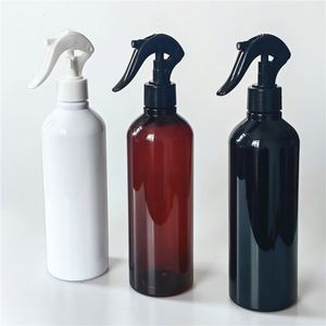 Botella de Spray para Mascotas de Plástico de 16 oz, Blanca, Negra, Ámbar, Marrón, Botella de Plástico Ámbar de 500 ml con Pulverizador Negro - Product Image 5