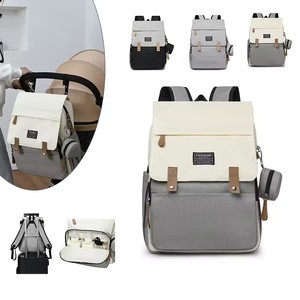 Nueva bolsa de viaje de bebé de tela Oxford impermeable de moda Bolsa De Pañales plegable para madres - Product Image 3