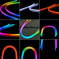 Bande LED VAHID de haute qualité, feux de jour blancs et jaunes RGB, barre de feux de positionnement pour phares automobiles, contrôle par application