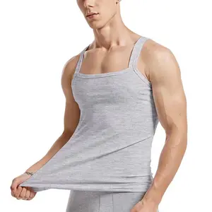 TK771 High quality custom cotton quick dry breathable tank top mens undershirt gym men's tank tops