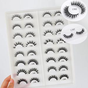 Pestañas Postizas de Estilo Natural de 13 mm, Hechas a Mano, con Logotipo Personalizado, Pestañas Cortas de Visón Sintético Natural - Product Image 5