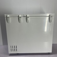 Congélateur horizontal à double porte 266L de haute qualité avec double capacité de température électrique pour une utilisation en hôtel Version d'inventaire X