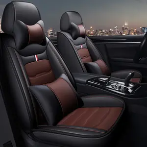 5d Car Seat Cover Car Leather 5seats Covers 4 Seasons General Free Shipping Waterproof Universal Sofa Covers 3 Seater Leather