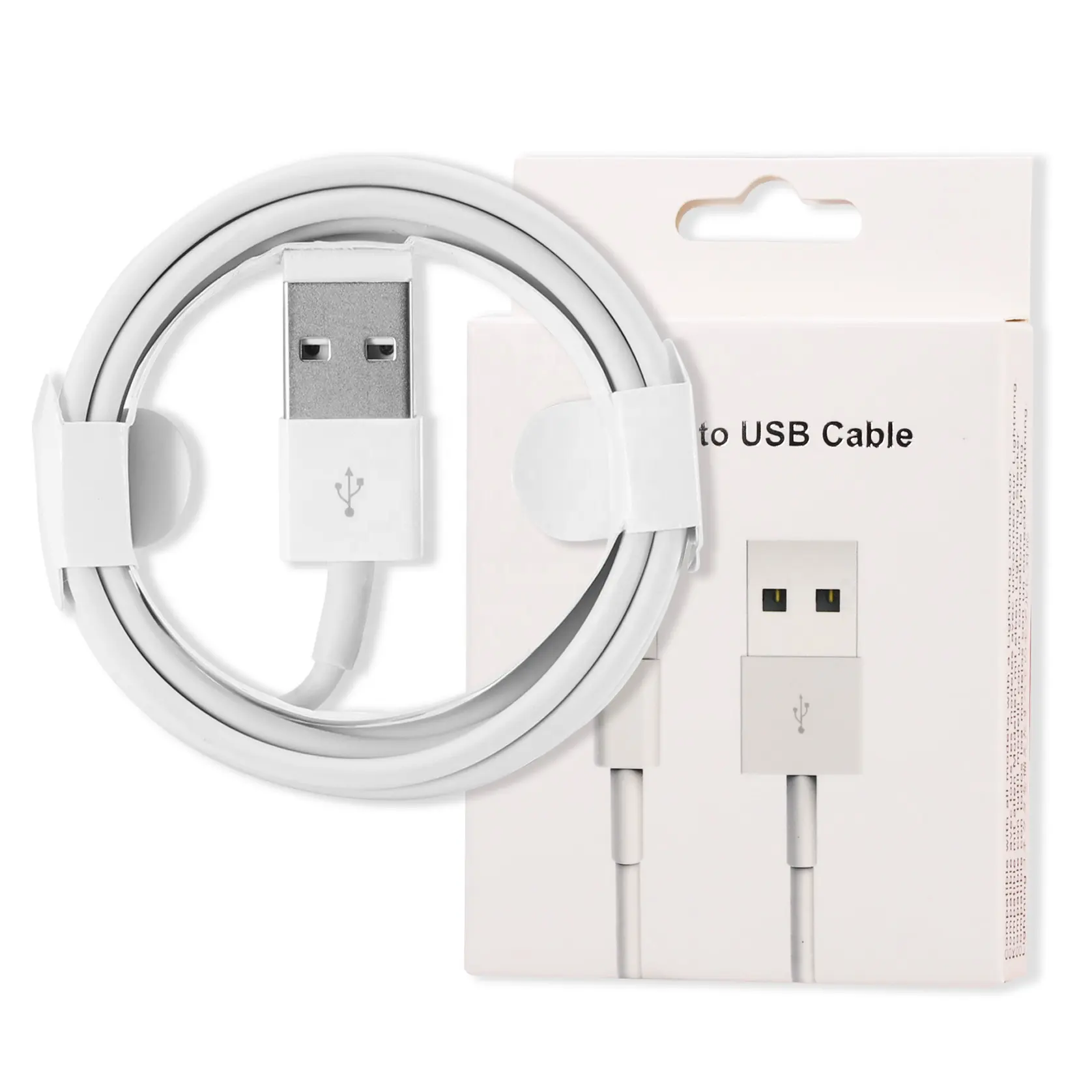 Hot Selling Cellphone Accessories 1m USB Data Cable mobile phone wire Charger 2.1A fast charging for iPhone