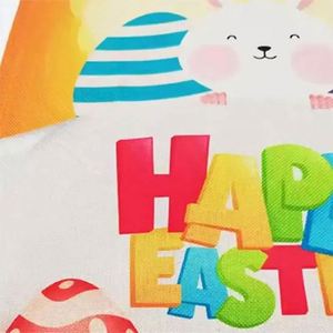 Custom Seasonal Yard <b>Flags</b> 12x18 Inches Welcome Happy Easter Spring Linen Garden <b>Flags</b> - Product Image 3