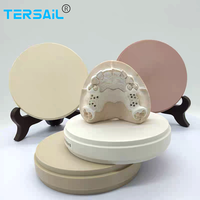 Disque dentaire Peek, disque pour prothèse dentaire, couronne, pont dentaire, matériau de qualité médicale, couleur naturelle, blanc, rose, dents et gencives
