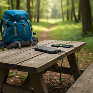 Batería Externa Portátil de 20000mAh con Doble Salida USB, Cargador de Teléfono con Tipo C y Micro USB, Modelo Power Stations - Product Image 2