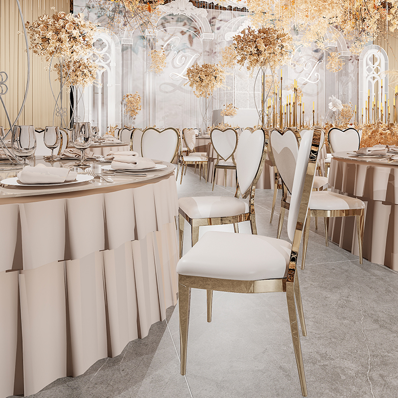 Modern Iron Event Chair Weddings Banquets