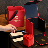 Boîtes à gâteaux miniatures sur mesure, luxe, petites et moyennes, avec fermeture magnétique, pour emballage alimentaire