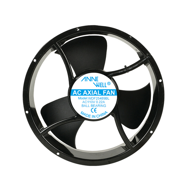 10inch Round Shape 254mm Large Airflow Axial Flow Fan AC 110V 254*89mm for Medical Device Silent Cabinet Exhaust Cooling Fan