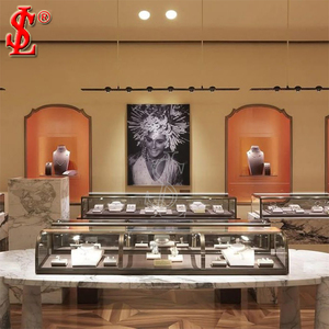 Dernières nouveautés Bijouterie Design d'intérieur Bijouterie Boutiques <span class=keywords><strong>Comptoir</strong></span> Présentoir de bijoux personnalisé Vitrine Bijoux d'ameublement - Product Image 1