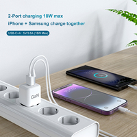 Chargeur mural Usb pour téléphone portable PD 25W QC3.0 18W Charge rapide EU KR UK Plug Adaptateur universel Chargeur GaN pour iPhone Samsung