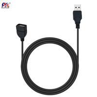 Cable de Extensión USB Personalizado de 0.5M 1M 1.5M 2M, Tipo A Macho a Hembra, Cable de Alimentación USB 2.0 para Escáner