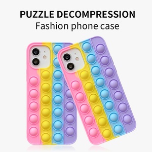 Funda Pop It para Teléfono, Funda de Silicona Antigolpes con Protección de Color, Carcasa de TPU para Teléfono Celular, para iPhone 12 13 - Product Image 2