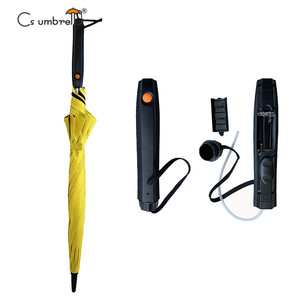 Quạt YS-1020 và nước sương mù ô Hướng dẫn sử dụng mở chống UV vải tán với quạt và làm mát phun sương ngoài trời thẳng ô - Product Image 3