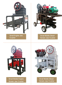 Lista de Precios de Trituradora de Mandíbulas Portátil Pequeña con Motor Diésel, Mini Trituradora de Piedra Móvil para Granito en Venta - Product Image 3