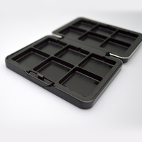 12 trous vide en plastique recyclable estampage fond de teint fard à joues contour visage Palette emballage marque privée