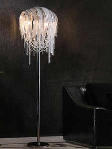 Zeal Lighting Modern Luxury dormitorio sala de estar Luz de piso LED de pie borla LED lámpara de pie - Product Image 4