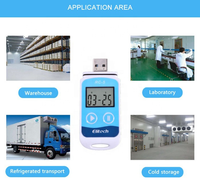 Registrador de datos de temperatura USB Digital, RC-5, punto de lectura, grabadora de datos de alta precisión para transporte de almacenamiento de almacén, 32000