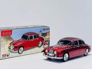 10W Bass retro cổ điển ngoài trời di động nhà không dây WS-596 RGB BT xe loa âm nhạc xe Wster 1500mAh Roadster Jaguar Mark - Product Image 2