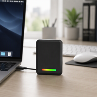 Lecteur de bureau UHF RFID NFC 860-960 MHz ISO 18000-6C Lecture/écriture Interface USB/RS232 ABS Windows 0-50 cm 5G